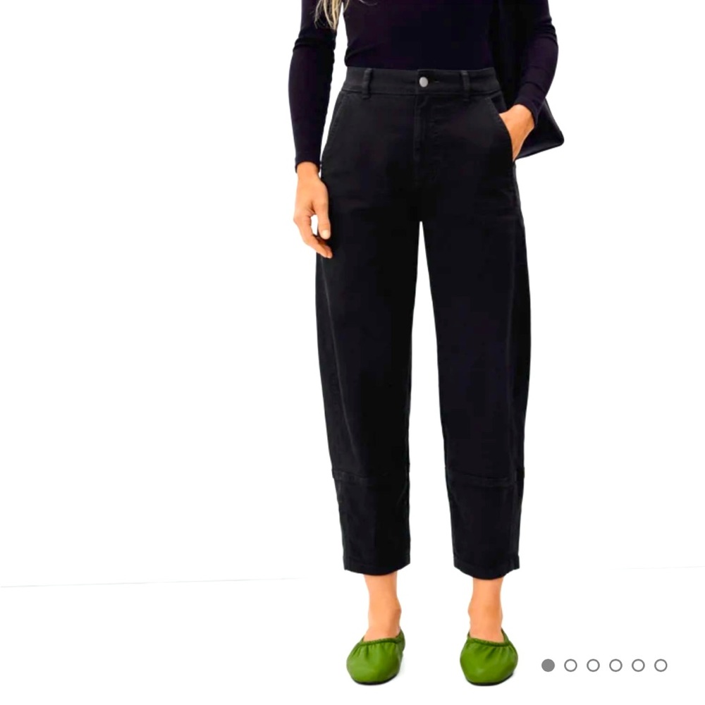 Everlane Black Barrel Utility pant black 8L